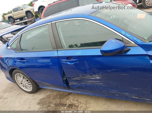 2HGFE2F2XNH516550 2022 HONDA CIVIC Blue Widok wnętrza z tyłu