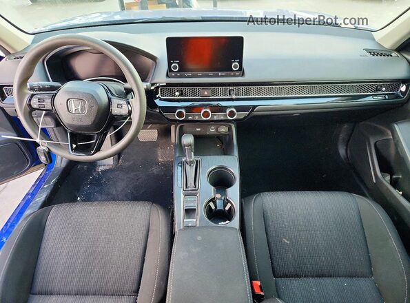 2HGFE2F2XPH542424 2023 HONDA CIVIC Blue Widok deski rozdzielczej