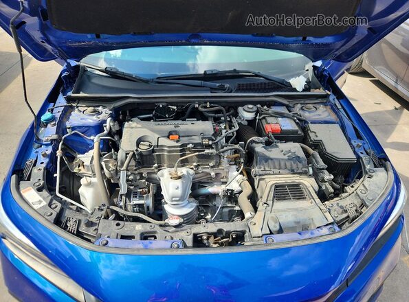 2HGFE2F2XPH542424 2023 HONDA CIVIC Blue Widok wnętrza z tyłu