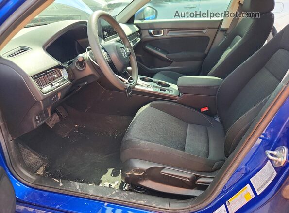 2HGFE2F2XPH542424 2023 HONDA CIVIC Blue Widok wnętrza z przodu
