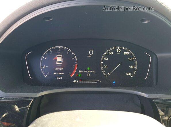 2HGFE2F2XPH560809 2023 HONDA CIVIC Silver Vista del cuadro de instrumentos