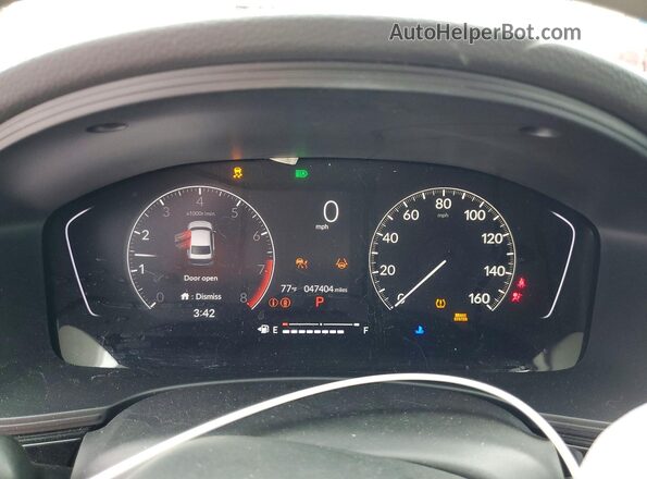 2HGFE2F2XPH561703 2023 HONDA CIVIC White Widok zestawu wskaźników