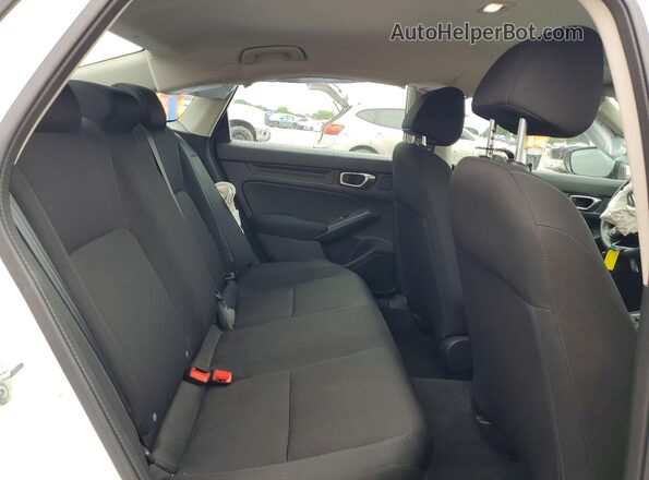 2HGFE2F2XPH561703 2023 HONDA CIVIC White Widok tylnych siedzeń