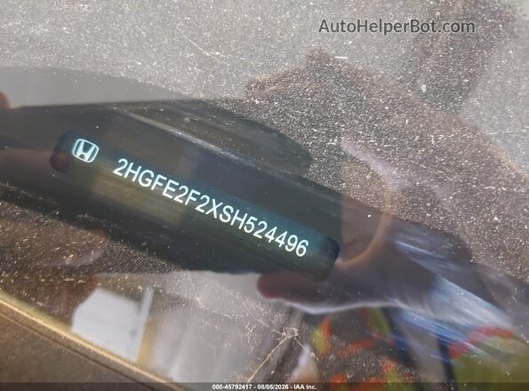 2HGFE2F2XSH524496 2025 HONDA CIVIC Gray Engine compartment view