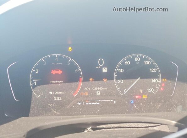 2HGFE2F2XSH565260 2025 HONDA CIVIC Белый Вид щитка приборов