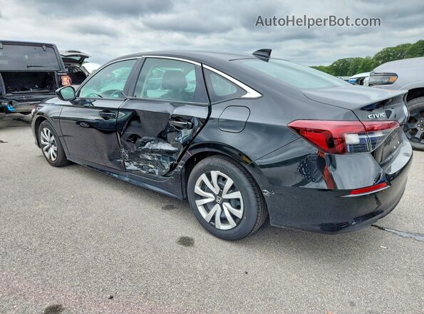 2HGFE2F2XSH601058 2025 HONDA CIVIC Black Rear left