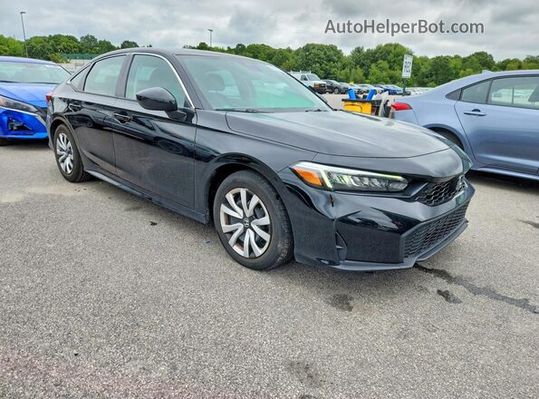 2HGFE2F2XSH601058 2025 HONDA CIVIC Black Front right
