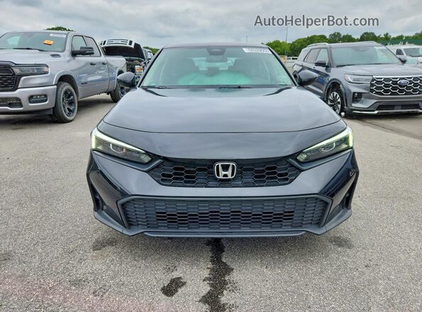 2HGFE2F2XSH601058 2025 HONDA CIVIC Black Front view