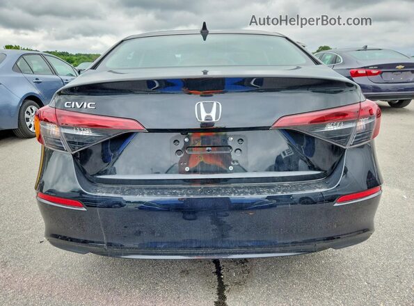 2HGFE2F2XSH601058 2025 HONDA CIVIC Black Rear view