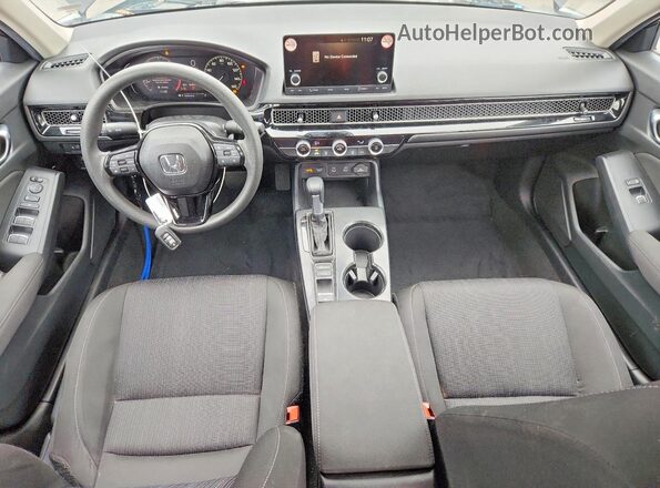 2HGFE2F2XSH601058 2025 HONDA CIVIC Black Dashboard view