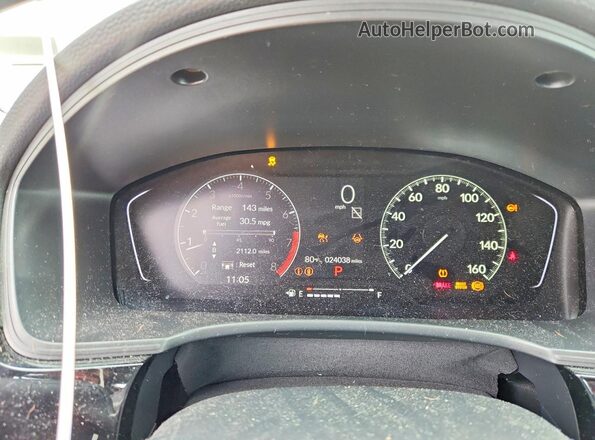 2HGFE2F2XSH601058 2025 HONDA CIVIC Black Instrument cluster view
