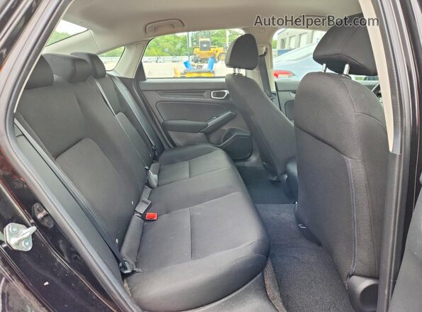 2HGFE2F2XSH601058 2025 HONDA CIVIC Black Rear seats view