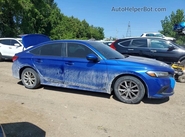 2HGFE2F31NH102081 2022 HONDA CIVIC Blue Առջևի աջ