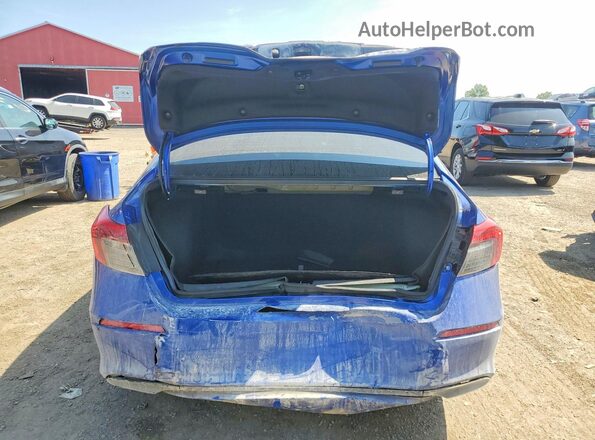 2HGFE2F31NH102081 2022 HONDA CIVIC Blue Հետևի տեսք