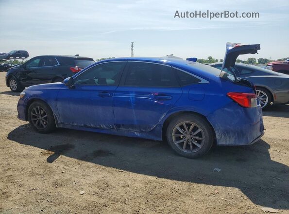 2HGFE2F31NH102081 2022 HONDA CIVIC Blue Հետևի ձախ