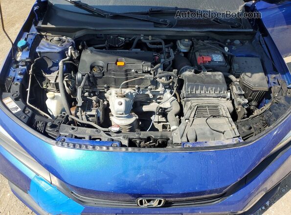 2HGFE2F31NH102081 2022 HONDA CIVIC Blue Սալոնի հետևի տեսք