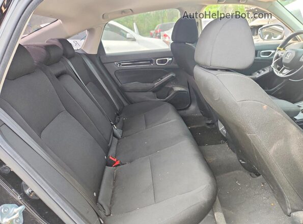 2HGFE2F32RH105111 2024 HONDA CIVIC Black Rear seats view