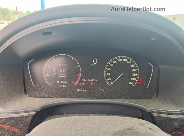 2HGFE2F32RH105111 2024 HONDA CIVIC Black Instrument cluster view