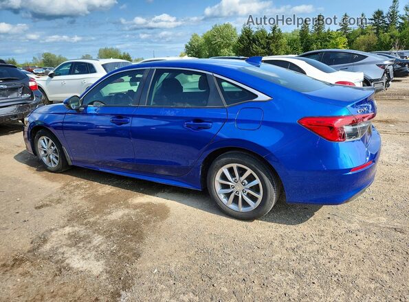 2HGFE2F33NH108741 2022 HONDA CIVIC Blue Rear left