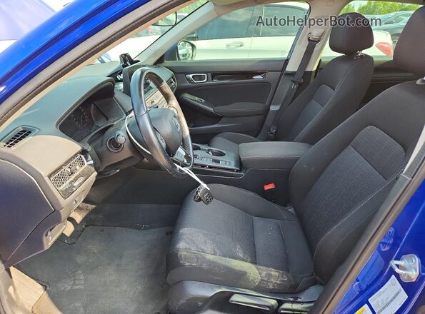 2HGFE2F33NH108741 2022 HONDA CIVIC Blue Front interior view