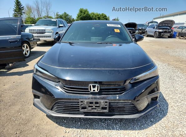 2HGFE2F50NH112067 2022 HONDA CIVIC Black წინა ხედი