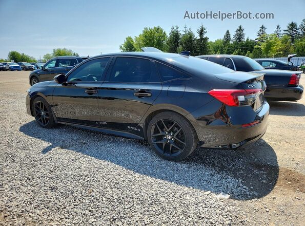 2HGFE2F50NH112067 2022 HONDA CIVIC Black უკანა მარცხენა