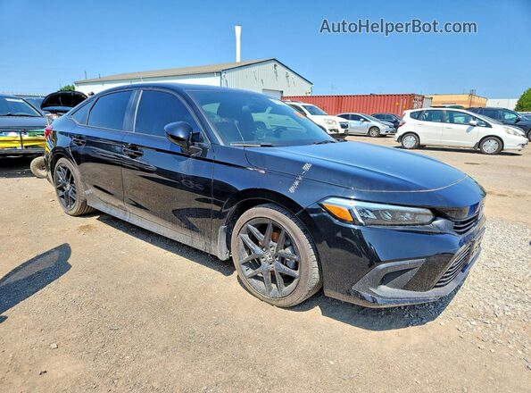 2HGFE2F50NH112067 2022 HONDA CIVIC Black წინა მარჯვენა