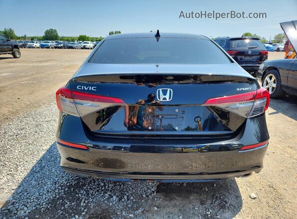 2HGFE2F50NH112067 2022 HONDA CIVIC Black უკანა ხედი