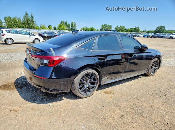 2HGFE2F50NH112067 2022 HONDA CIVIC Black უკანა მარჯვენა