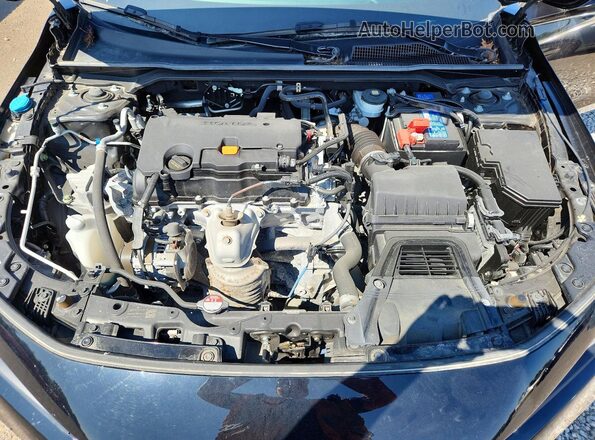 2HGFE2F50NH112067 2022 HONDA CIVIC Black უკანა სალონის ხედი