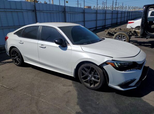 2HGFE2F50NH519368 2022 HONDA CIVIC White Delantero derecho