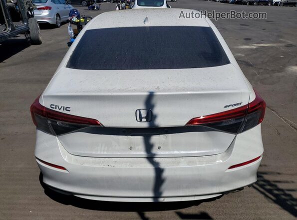 2HGFE2F50NH519368 2022 HONDA CIVIC White Vista trasera