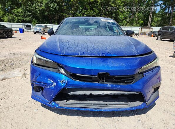 2HGFE2F50NH557540 2022 HONDA CIVIC Blue Widok z przodu