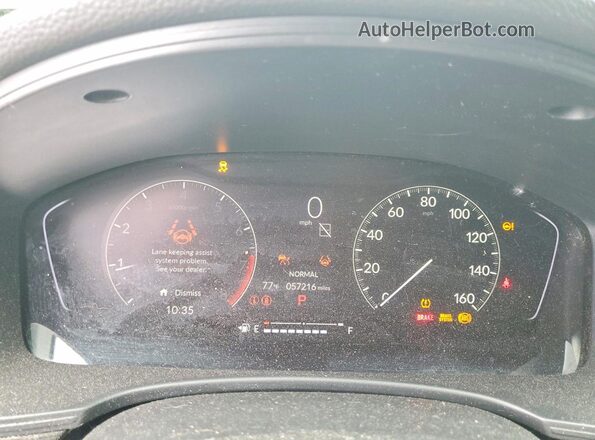 2HGFE2F50NH576427 2022 HONDA CIVIC White Սարքավորումների վահանակի տեսք