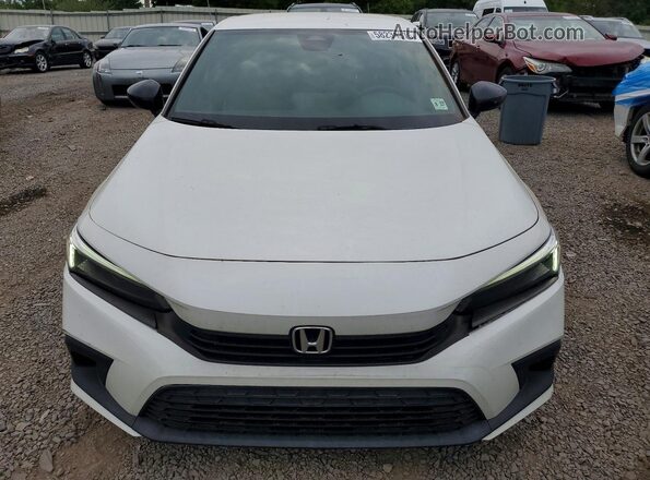 2HGFE2F50NH576427 2022 HONDA CIVIC White Դիմացի տեսք