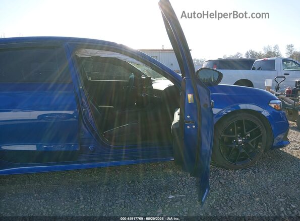 2HGFE2F50NH581045 2022 HONDA CIVIC Blue Սալոնի դիմացի տեսք