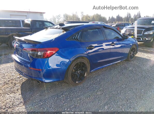 2HGFE2F50NH581045 2022 HONDA CIVIC Blue Հետևի աջ