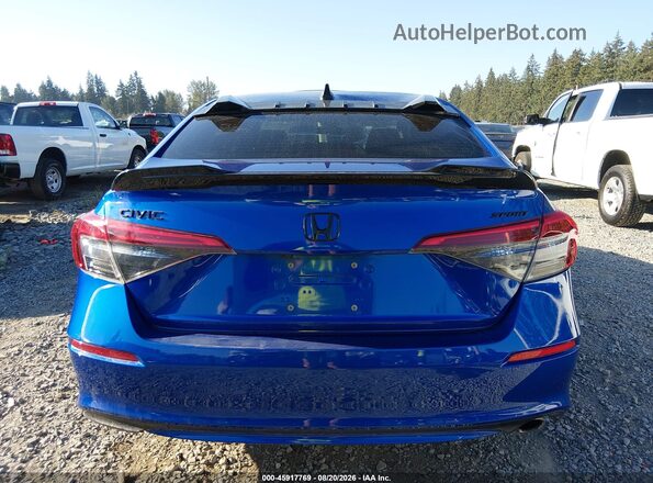 2HGFE2F50NH581045 2022 HONDA CIVIC Blue 