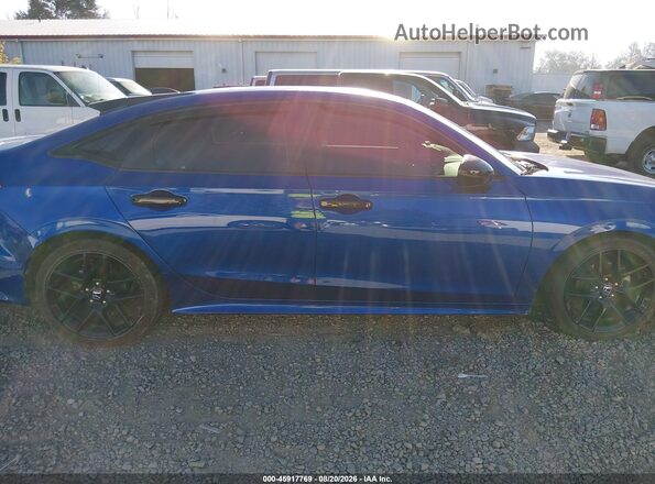 2HGFE2F50NH581045 2022 HONDA CIVIC Blue Սալոնի հետևի տեսք