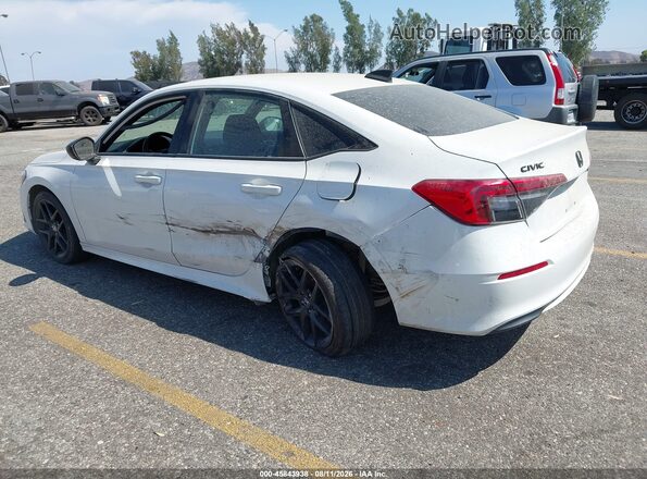 2HGFE2F50NH602573 2022 HONDA CIVIC Белый Задняя левая четверть