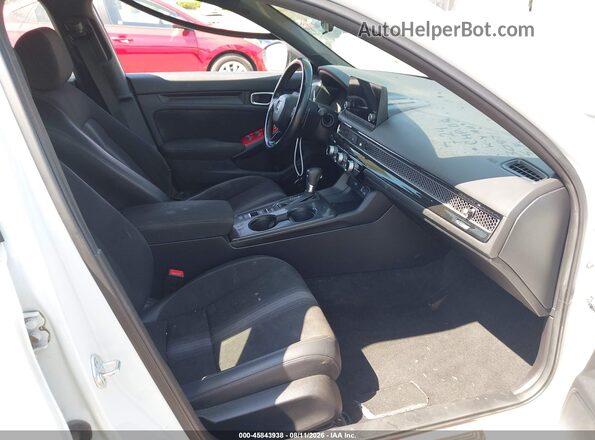 2HGFE2F50NH602573 2022 HONDA CIVIC Белый Вид салона спереди