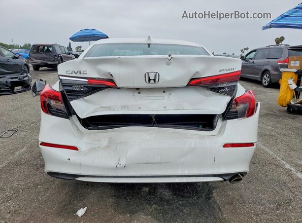 2HGFE2F50PH503433 2023 HONDA CIVIC White უკანა ხედი