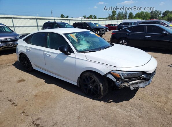 2HGFE2F50PH520698 2023 HONDA CIVIC White Przód prawy
