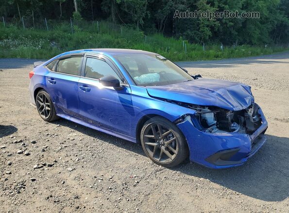 2HGFE2F50PH527957 2023 HONDA CIVIC Blue Przód prawy
