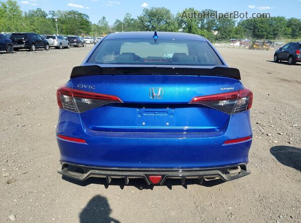 2HGFE2F50PH527957 2023 HONDA CIVIC Blue Widok z tyłu