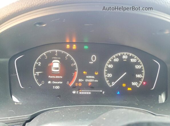 2HGFE2F50PH527957 2023 HONDA CIVIC Blue Widok zestawu wskaźników
