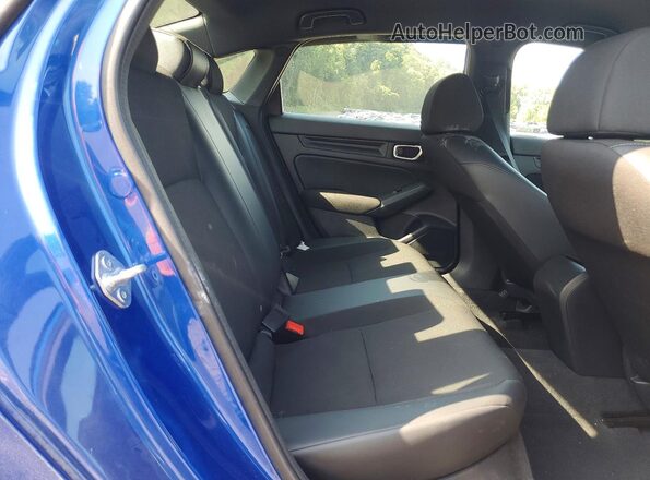 2HGFE2F50PH527957 2023 HONDA CIVIC Blue Widok tylnych siedzeń
