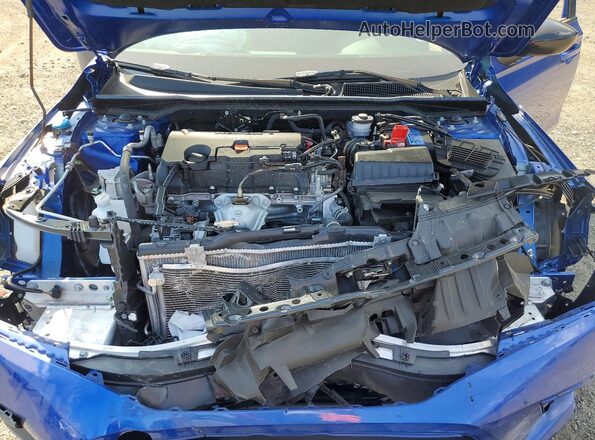 2HGFE2F50PH527957 2023 HONDA CIVIC Blue Widok wnętrza z tyłu