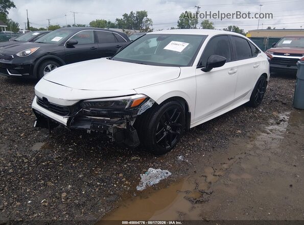 2HGFE2F50PH544077 2023 HONDA CIVIC White Vista tres cuartos delantera izquierda
