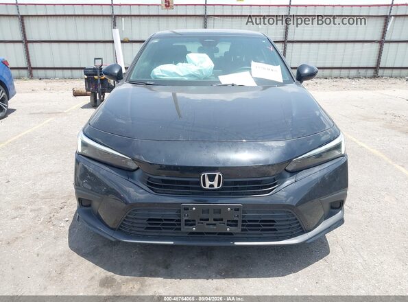 2HGFE2F50PH554821 2023 HONDA CIVIC Black Vista del cuadro de instrumentos